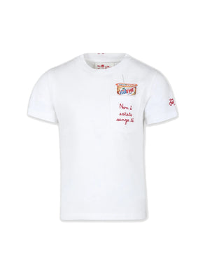 MC2 Saint Barth T-Shirt Bianca Stampa Estathé