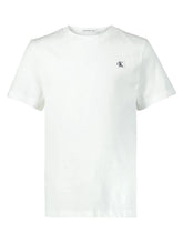 Carica l&#39;immagine nel visualizzatore di Gallery, CALVIN KLEIN JEANS T-shirt bianca con monogramma