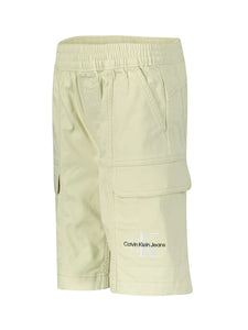 CALVIN KLEIN JEANS Bermuda Cargo in twill di cotone verde