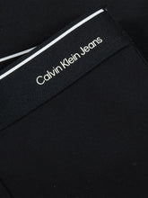 Carica l&#39;immagine nel visualizzatore di Gallery, CALVIN KLEIN JEANS Pantalone svasato punto milano nero