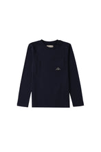 Carica l'immagine nel visualizzatore di Gallery, Roy Roger's T-Shirt Blu Manica Lunga con Taschino e Logo