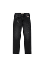 Carica l'immagine nel visualizzatore di Gallery, Roy Roger's Jeans in Denim Nero Effetto Used con Lavaggio Scuro