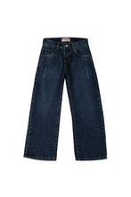 Carica l'immagine nel visualizzatore di Gallery, Roy Roger's Jeans a Palazzo in Denim con Lavaggio Scuro per Bambine e Ragazze