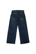 Carica l'immagine nel visualizzatore di Gallery, Roy Roger's Jeans a Palazzo in Denim con Lavaggio Scuro per Bambine e Ragazze