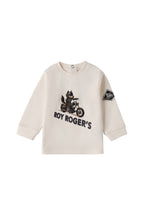Carica l'immagine nel visualizzatore di Gallery, Roy Roger's T-Shirt Bianca Manica Lunga  per Neonato. 6 mesi. Sconto 50%.