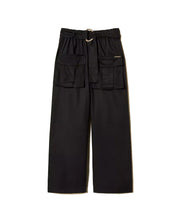 Carica l&#39;immagine nel visualizzatore di Gallery, Twinset Pantaloni Neri con Tasche Utility e Cintura