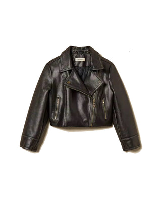 TWINSET Giacca chiodo effetto pelle