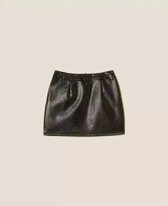 TWINSET Minigonna effetto pelle con tasche