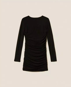 TWINSET Abito corto in tulle con arricciatura