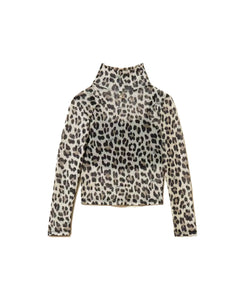 TWINSET Top in tulle animalier