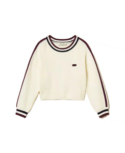 TWINSET Maglia a costine con bande bicolor