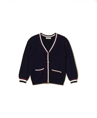 TWINSET Cardigan con bande bicolor