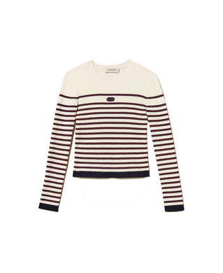 TWINSET Maglia lupetto a righe