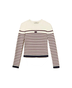 TWINSET Maglia lupetto a righe