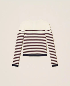 TWINSET Maglia lupetto a righe