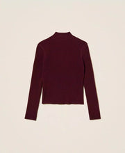 Carica l&#39;immagine nel visualizzatore di Gallery, TWINSET Maglia lupetto a costine con Oval T
