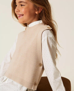 TWINSET Gilet in maglia con bottoni Oval T