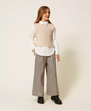 Carica l&#39;immagine nel visualizzatore di Gallery, TWINSET Gilet in maglia con bottoni Oval T