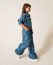 Carica l'immagine nel visualizzatore di Gallery, TWINSET Jeans ampi in chambray