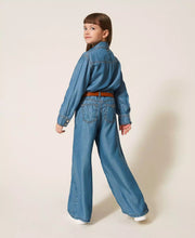 Carica l'immagine nel visualizzatore di Gallery, TWINSET Jeans ampi in chambray