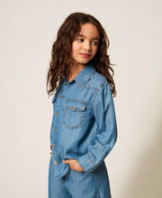Carica l'immagine nel visualizzatore di Gallery, TWINSET Camicia in chambray con tasche