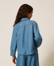 Carica l'immagine nel visualizzatore di Gallery, TWINSET Camicia in chambray con tasche