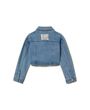 Carica l'immagine nel visualizzatore di Gallery, TWINSET Giacca cropped in jeans - Junior &amp; Co.it
