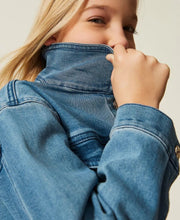 Carica l'immagine nel visualizzatore di Gallery, TWINSET Giacca cropped in jeans - Junior &amp; Co.it