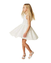 Load image into Gallery viewer, TWINSET Abito bianco corto in pizzo macramè - Junior &amp; Co.it