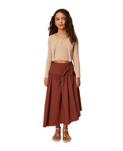 Carica l'immagine nel visualizzatore di Gallery, TWINSET Cardigan beige in maglia a costine - Junior &amp; Co.it