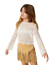 Carica l'immagine nel visualizzatore di Gallery, TWINSET Maglia bianca con motivo a rombi - Junior &amp; Co.it