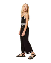 Load image into Gallery viewer, TWINSET Tuta nera in maglia con bordature - Junior &amp; Co.it