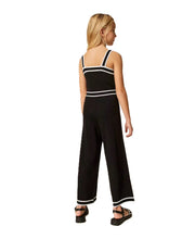 Load image into Gallery viewer, TWINSET Tuta nera in maglia con bordature - Junior &amp; Co.it
