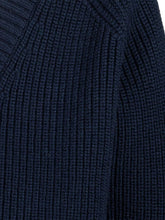 Carica l&#39;immagine nel visualizzatore di Gallery, Aspesi cardigan in tricot blu taglie 10-12-14-16 Scontato del 30%