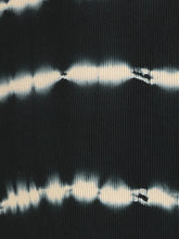 Carica l&#39;immagine nel visualizzatore di Gallery, PATRIZIA PEPE Canotta a Costine Nera con Motivo Tie Dye
