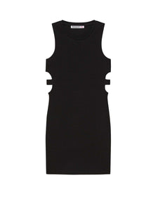 PATRIZIA PEPE Abito Tubino Nero Cut-out