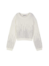 Load image into Gallery viewer, PATRIZIA PEPE Maglia Panna con Strass taglia 12 Anni Sconto 30% - Junior &amp; Co.it