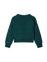 Load image into Gallery viewer, PATRIZIA PEPE Maglia a treccia verde