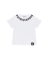 Carica l&#39;immagine nel visualizzatore di Gallery, PATRIZIA PEPE T-Shirt Bianca con Stampa Logo