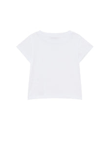 PATRIZIA PEPE T-Shirt Bianca con Stampa Logo