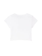 Load image into Gallery viewer, PATRIZIA PEPE T-Shirt Bianca Manica Corta con Scritta sul Davanti - Junior &amp; Co.it