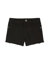 Load image into Gallery viewer, PATRIZIA PEPE Shorts in Jeans Nero con Fondo Sfrangiato - Junior &amp; Co.it
