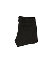 Load image into Gallery viewer, PATRIZIA PEPE Shorts in Jeans Nero con Fondo Sfrangiato - Junior &amp; Co.it