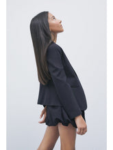Load image into Gallery viewer, PATRIZIA PEPE Giacca in punto stoffa nera