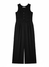 Load image into Gallery viewer, PATRIZIA PEPE Tuta Nera Effetto Doppio Capo Gilet e Pantalone con Pinces - Junior &amp; Co.it