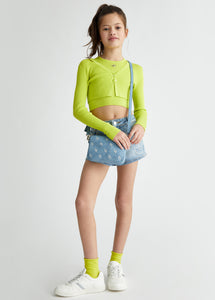 Liu Jo Cardigan in maglia verde lime
