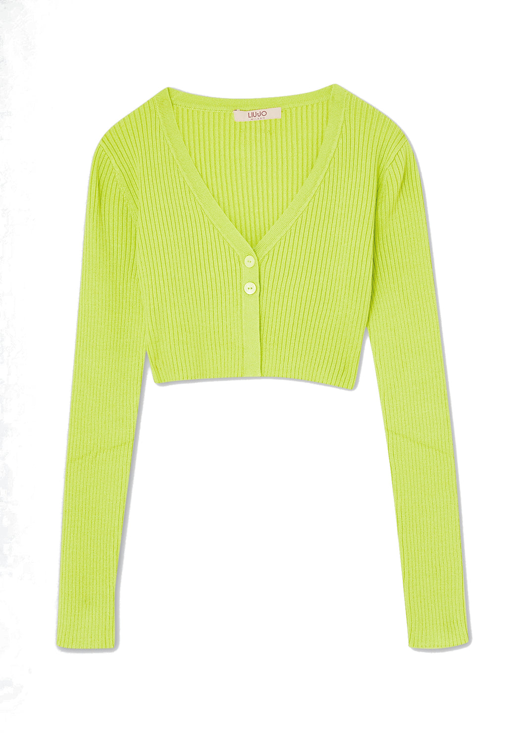 Liu Jo Cardigan in maglia verde lime