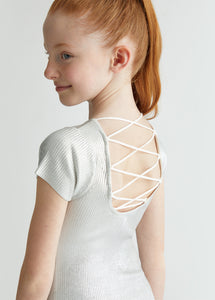Liu Jo Abito in maglia lurex argento