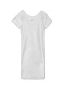 Liu Jo Abito in maglia lurex argento
