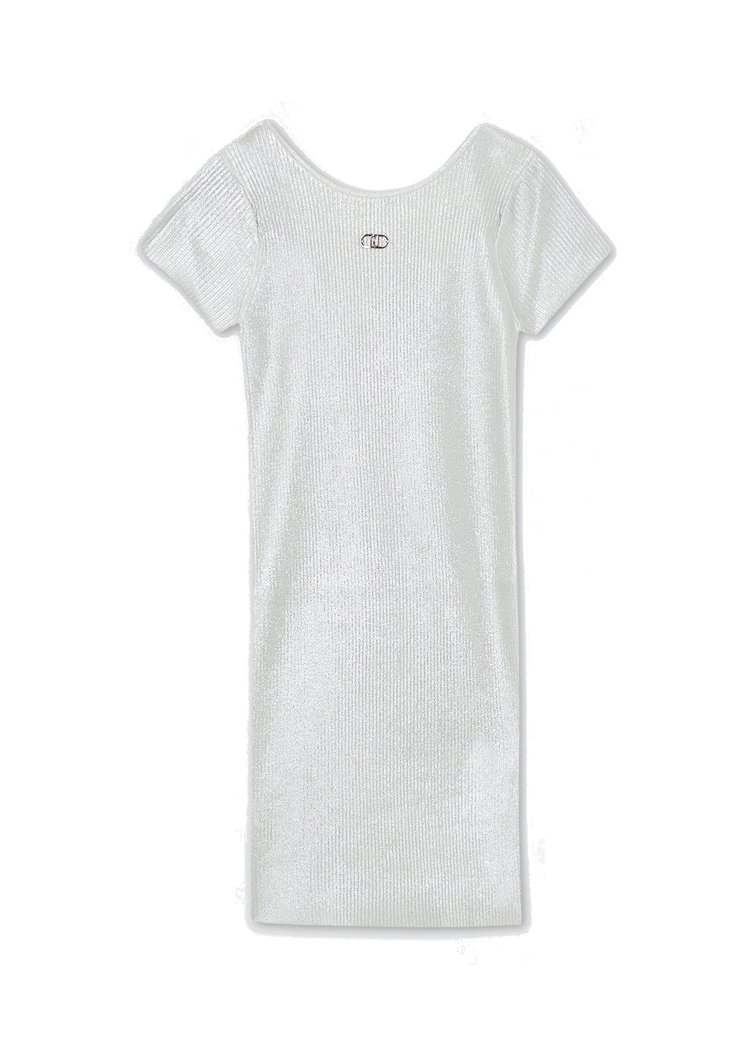 Liu Jo Abito in maglia lurex argento